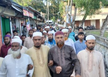 শ্রমিক নেতা আবু জাফরের উপর হামলার প্রতিবাদে বাউফলে জামায়াতের বিক্ষোভ সমাবেশ