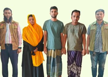 আমতলীতে এক নারীসহ তিন বিকাশ প্রতারক গ্রেপ্তার