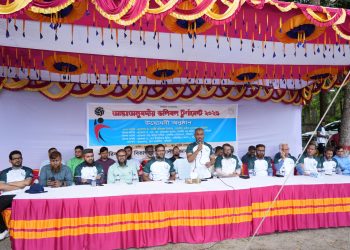 পবিপ্রবিতে আন্তঃঅনুষদীয় ভলিবল টুর্নামেন্ট-২০২৫ এর উদ্বোধন