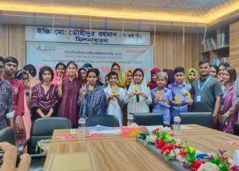 কলাপাড়ায় ‘বাল্যবিবাহ প্রতিরোধ বিষয়ক স্কুল ভিত্তিক বিতর্ক প্রতিযোগিতা’ অনুষ্ঠিত