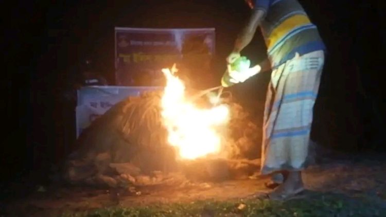 পটুয়াখালীতে ৮ হাজার ৫’শত মিটার কারেন্ট জাল পুড়িয়ে বিনষ্ট