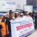 গলাচিপা-হরিদেবপুর ফেরি ও খেয়াঘাট সংস্কারে ছয়দফা দাবিতে মানববন্ধন