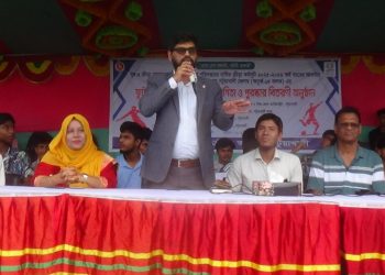 পটুয়াখালীতে ফুটবল খেলোয়াড় বাছাই প্রতিযোগিতা