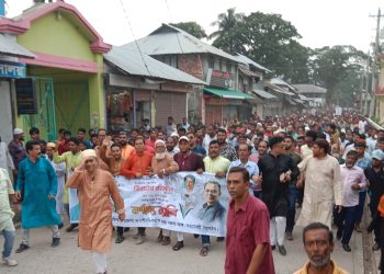 গলাচিপায় জাতীয় বিপ্লব ও সংহতি দিবসে বর্ণাঢ্য র‍্যালি ও সমাবেশ