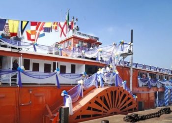 শতবর্ষী প্যাডেল স্টিমার ‘পিএস মাহসুদ’ চালু