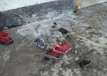 পটুয়াখালীতে গ্রামীণ ব্যাংক শাখায় আগুন