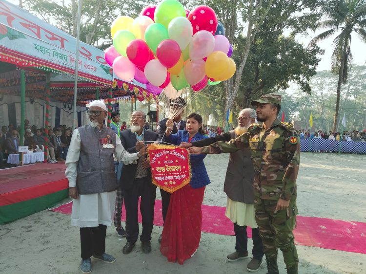 মির্জাগঞ্জে যথাযোগ্য মর্যাদায় মহান বিজয় দিবস পালিত