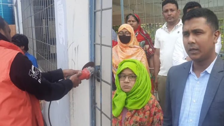 কলাপাড়ায় স্কুলগেটের তালা ভেঙে পরীক্ষা নেওয়ার ব্যবস্থা করলেন ইউএনও