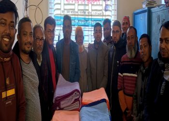 সাতক্ষীরার প্রাক্তন রোভার স্কাউটদের সংগঠন ‘স্বপ্নসিঁড়ি’র শীতবস্ত্র বিতরণ