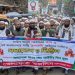 বাউলশিল্পী আবুল সরকারের ফাঁসির দাবিতে বাউফলে বিক্ষোভ মিছিল