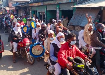 কলাপাড়ায় ইসলামি আন্দোলন বাংলাদেশ’র মনোনীত সংসদ প্রার্থী মোস্তাফিজুর রহমানের মোটরসাইকেল শোডাউন