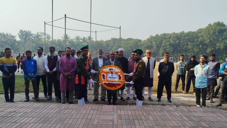 বর্ণাঢ্য আয়োজনে পবিপ্রবিতে মহান বিজয় দিবস উদযাপিত