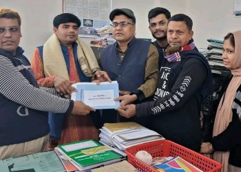 পটুয়াখালী-১ আসনে মনোনয়নপত্র সংগ্রহ করেছেন গণতান্ত্রিক যুক্ত ফ্রন্ট’র প্রার্থী গৌতম শীল