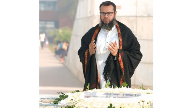 পবিপ্রবি’র প্রো-ভিসির বেগম খালেদা জিয়া ও শহীদ জিয়াউর রহমানের কবর জিয়ারত