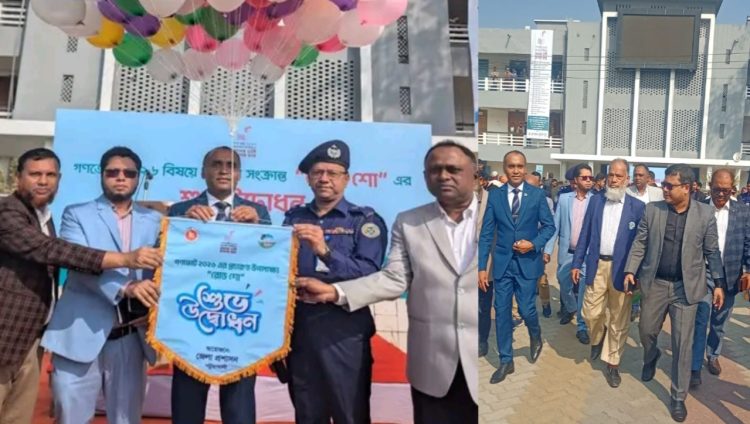 পটুয়াখালীতে গণভোট বিষয়ে প্রচারণা সংক্রান্ত ‘রোড শো’র উদ্বোধন