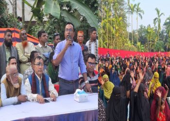 চরফ্যাশনে বিএনপির উঠান বৈঠকে নারী ভোটারদের উপস্থিতিতে জনসমুদ্রে পরিণত