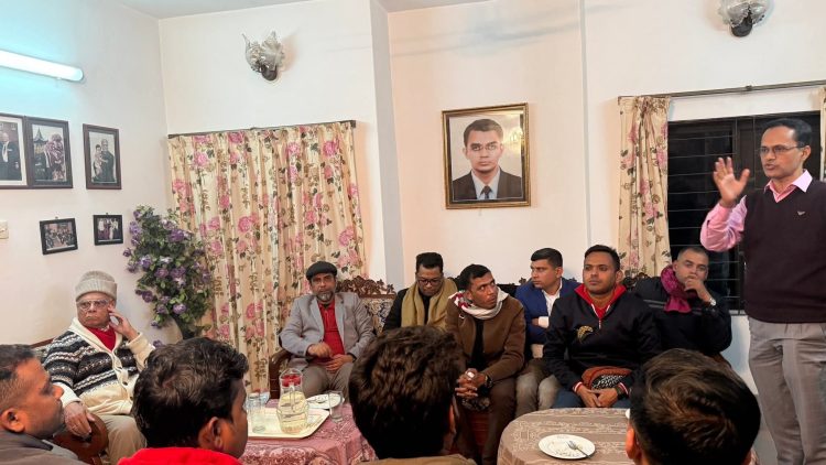 ধানের শীষের প্রার্থী আলতাফ হোসেন চৌধুরীর সাথে জেলা ছাত্রদলের বিভিন্ন ইউনিটের মত বিনিময় সভা অনুষ্ঠিত