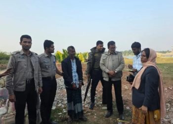 পটুয়াখালী লঞ্চঘাট এলাকায় গাঁজা সেবনকালে একজনকে গ্রেফতার
