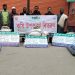 চরফ্যাশনে আধুনিক কৃষি প্রযুক্তি প্রদর্শনীর আওতায় কৃষকদের মাঝে বিনামূল্যে উপকরণ বিতরণ