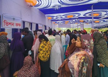 জিয়াউর রহমানের জন্মবার্ষিকী উপলক্ষে পটুয়াখালীতে ফ্রি চক্ষু সেবা