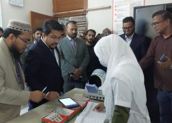 গলাচিপা হাসপাতাল পরিদর্শনে স্বাস্থ্য মন্ত্রণালয়ের সিনিয়র সহকারী সচিব