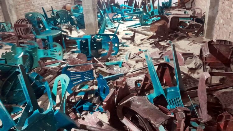 গলাচিপায় স্বতন্ত্র প্রার্থী হাসান মামুনের নির্বাচনী অফিস ভাংচুরের অভিযোগ