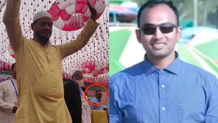 জামায়াতের সংবর্ধনা মঞ্চে স্বেচ্ছাসেবক দল নেতার ছবি ভাইরাল, রাজনৈতিক অঙ্গনে আলোচনা