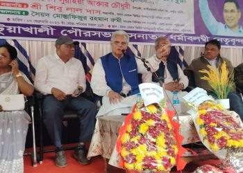 পটুয়াখালী-১ আসনে ধানের শীষের সমর্থনে পৌরসভার সনাতন ধর্মাবলম্বীদের সাথে মতবিনিময় সভা