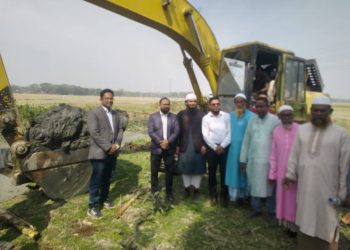 আমতলীতে খাল খননের উদ্বোধন