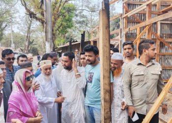 নলছিটিতে আগুনে পুড়ে যাওয়া ব্যবসায়ীদের পাশে এমপি ইলেন ভুট্টো