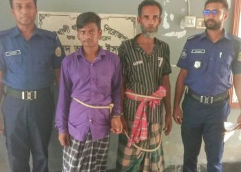 কাউখালীতে পুলিশের অভিযানে মাদকসহ দুই ব্যবসায়ী গ্রেফতার