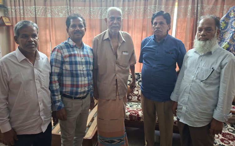 অসুস্থ সাংবাদিক আব্দুর রশিদ চৌধুরীকে দেখতে গেলেন বিএএসপি’র নেতৃবৃন্দ