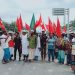 ধানের মূল্য বৃদ্ধির দাবিতে কলাপাড়ায় কৃষকদের মানববন্ধন