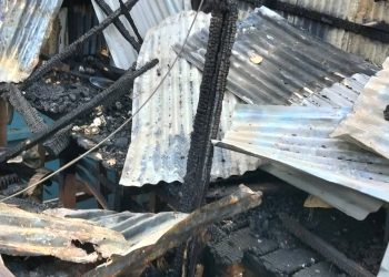 মির্জাগঞ্জে অগ্নিকান্ডে ৩টি দোকানঘর ভস্মীভূত