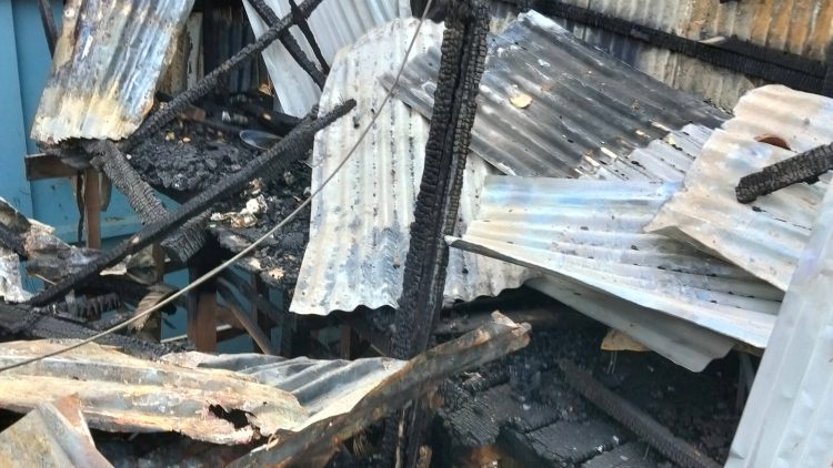 মির্জাগঞ্জে অগ্নিকান্ডে ৩টি দোকানঘর ভস্মীভূত