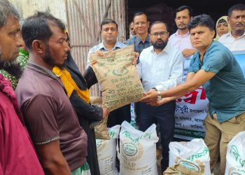 আমতলীতে ১২ হাজার ৬০ জন  কৃষক পেল সার ও বীজ