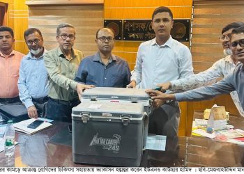 কলাপাড়া স্বাস্থ্য কমপ্লেক্সে কুকুড়ে কামড়ানো রোগিদের বিনামূল্যে চিকিৎসায় ২০০ এম্পুল ভ্যাকসিন প্রদান