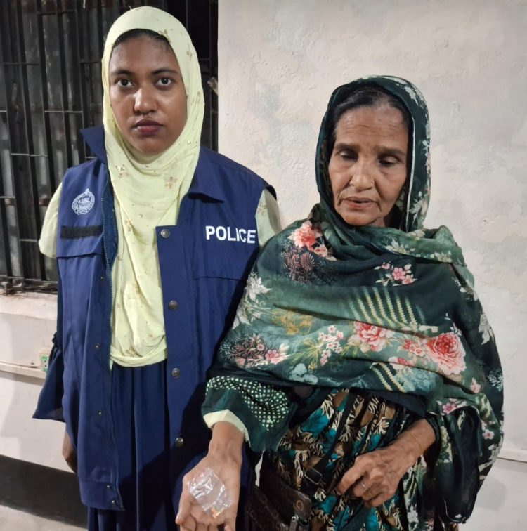 কাউখালীতে পুলিশের বিশেষ অভিযানে মাদক সম্রাজ্ঞী মর্জিনা গ্রেফতার