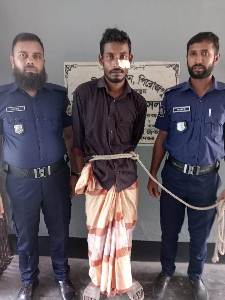 কাউখালীতে মাদক মামলার আসামি গ্রেফতার