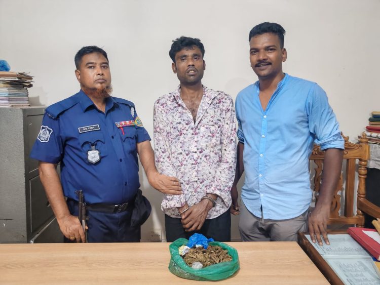 দশমিনায় হাফ ডজন মাদক মামলার আসামী পুনরায় ইয়াবা ও গাঁজাসহ গ্রেফতার
