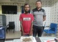 দশমিনায় পুলিশের অভিযানে গাঁজাসহ এক যুবক আটক