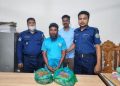 দশমিনায় গাঁজাসহ এক মাদক কারবারি গ্রেফতার