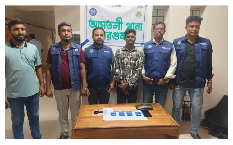 আমতলীতে ৭৫০ পিস ইয়াবাসহ কারবারি গ্রেফতার