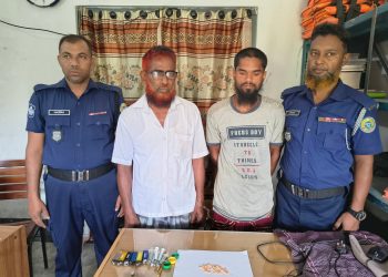রাঙ্গাবালীতে ৫১ পিস ইয়াবাসহ দুই মাদক ব্যবসায়ী আটক