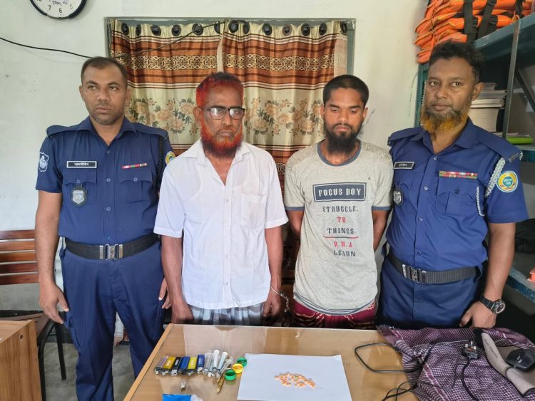 রাঙ্গাবালীতে ৫১ পিস ইয়াবাসহ দুই মাদক ব্যবসায়ী আটক