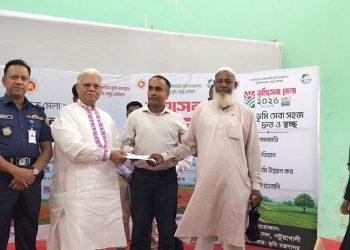 পটুয়াখালীতে বর্ণাঢ্য আয়োজনে ভূমিসেবা মেলা-২০২৬ শুরু