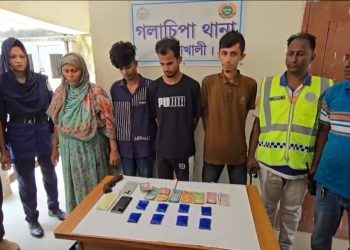 গলাচিপায় নারীসহ ০৩ মাদক কারবারি আটক