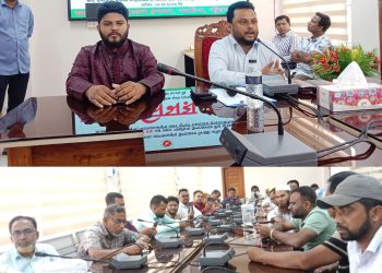 গলাচিপায় নবাগত ইউএনও’র বিভিন্ন শ্রেণি পেশার প্রতিনিধিদের সাথে মতবিনিময়