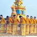 কলাপাড়ায় ধর্মীয় আঞ্চলিক সংঘরাজের রাজকীয় সম্মাননায় শেষ বিদায়