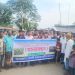 দশমিনায় নজির ফরাজীর মৃত্যু রহস্য উদঘাটনে এলাকাবাসীর মানববন্ধন